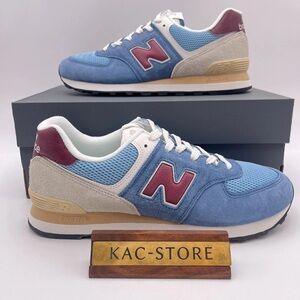 Men's New Balance 574 Shoes - Shoreline Blue Stillwater U574SPR